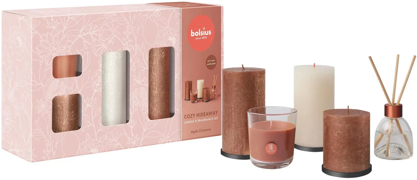 Gift set, candles and home fragrance COZY