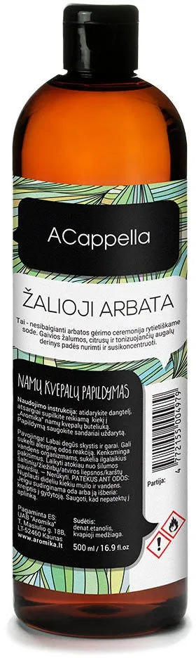 Home fragrance refill ACappella Green Tea, 500 ml