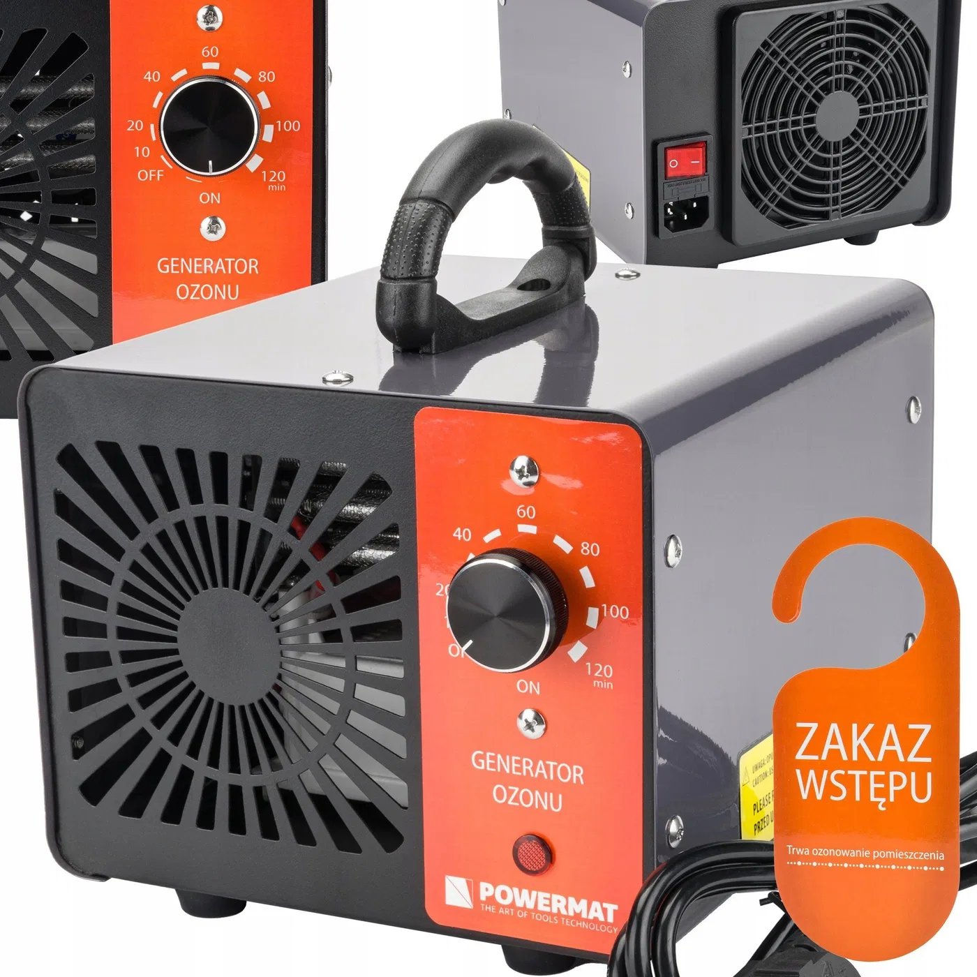 Generator ozonu Powermat POWERMAT GENERATOR OZONU MOCNY 60 000 MG/H ozonator + TIMER PM-GOZ-60T