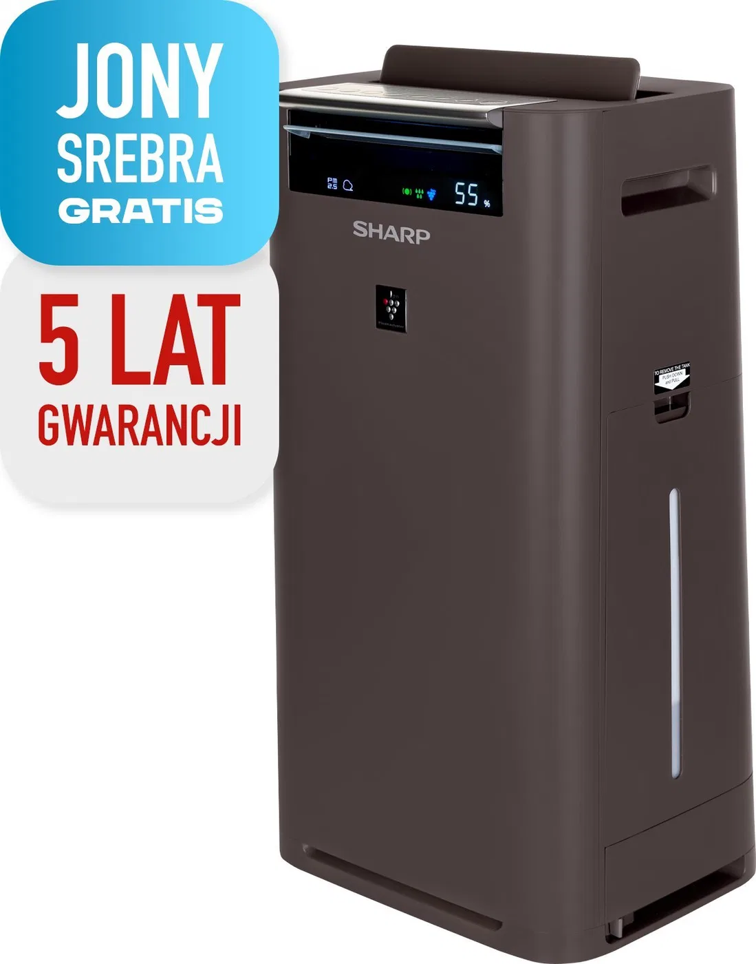 Oczyszczacz powietrza Sharp SHARP UA-HG40E-T oczyszczacz powietrza