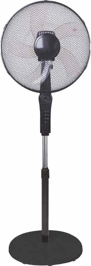 WENTYLATOR PODŁOGOWY 40CM CZARNY Z PILOTEM
