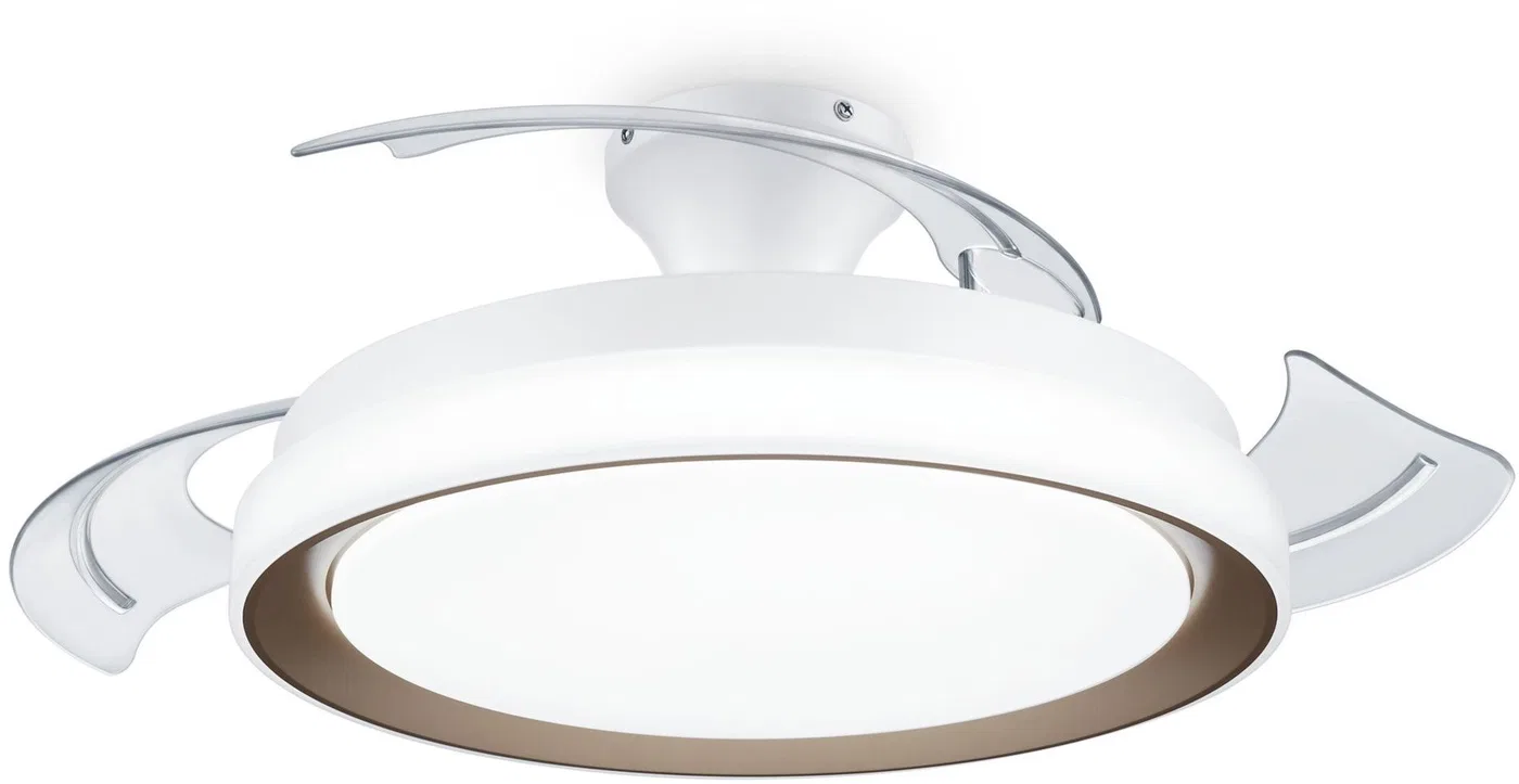 LED fan lamp PHILIPS BLISS, 35W + 28W, 2700-5500K, 4500 lm, white, with remote control, O51 cm