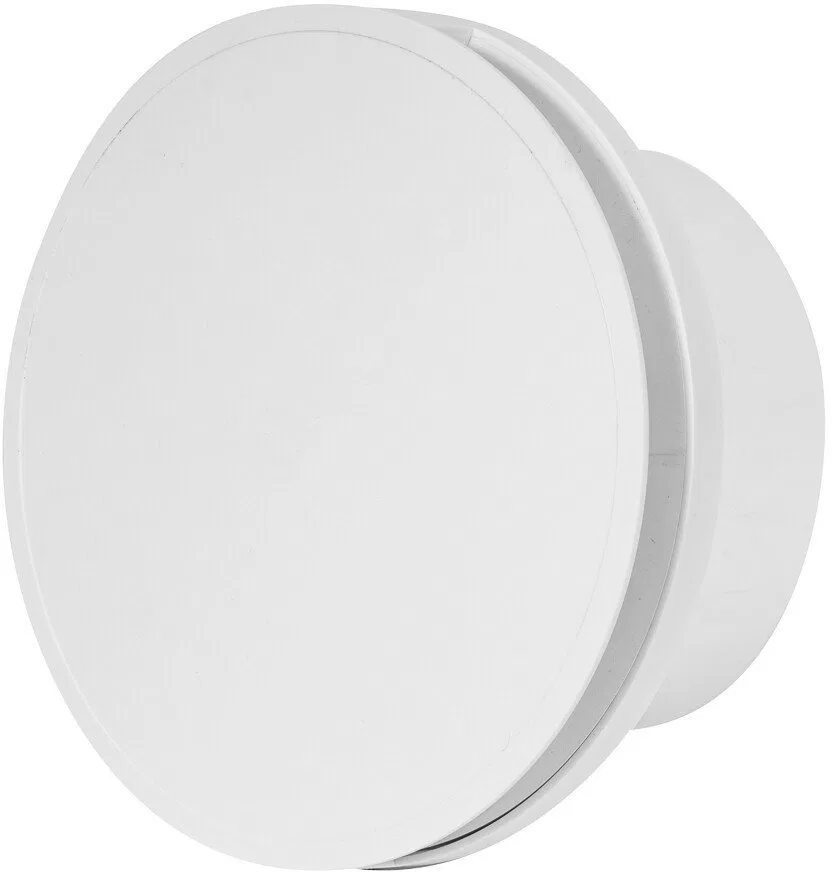 Household fan EUROPLAST E-Extra EAT125T, d125 mm, with cover, ball bearing, with timer
