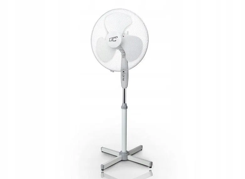 PS Wentylator stojący LTC 16" 50W 3tryby sterowany pilotem, biały HQ