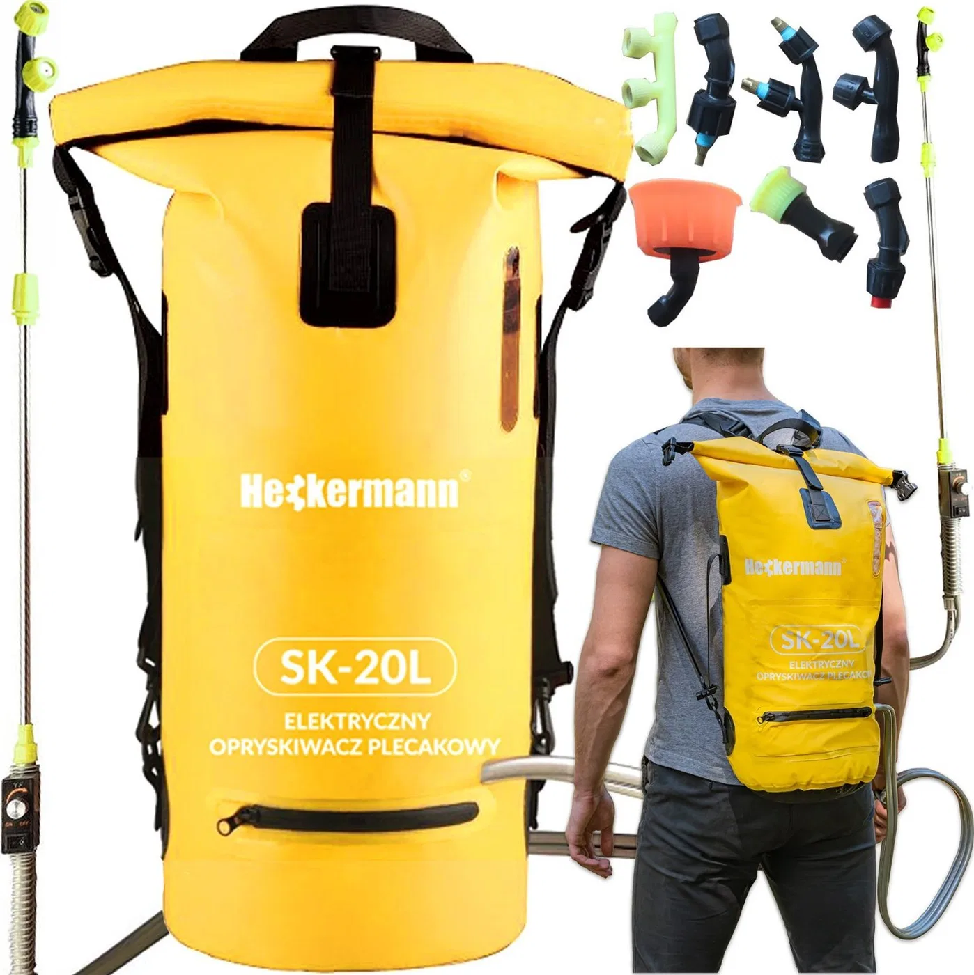 Heckermann Opryskiwacz elektryczny Heckermann SK-20L