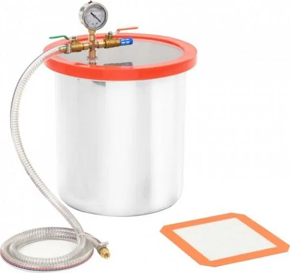 vidaXL Pompa próżniowa ze stali nierdzewnej, 18,9 L