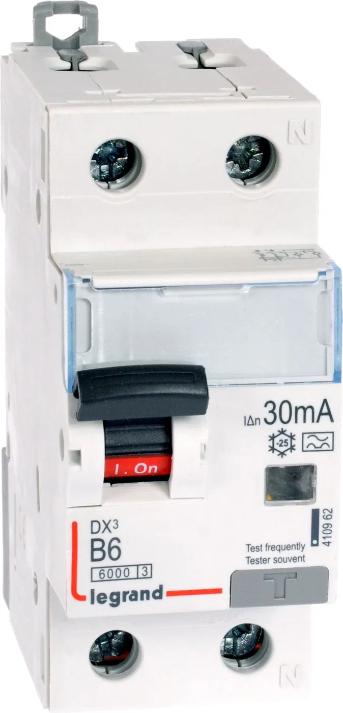 Legrand Wyłącznik różnicowo-nadprądowy 2P 6A B 0,03A typ A P312 DX3 (410962)
