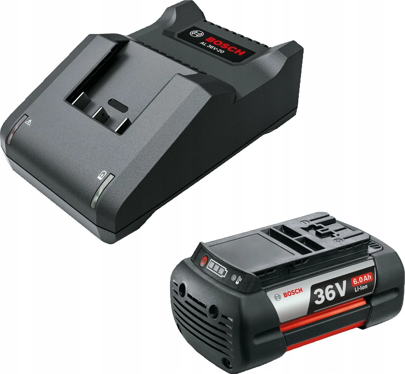 Bosch Bosch starter set 36V (GBA 36V 4.0Ah + AL 36V-20), charger (black, 36V POWER FOR ALL, battery + charger)