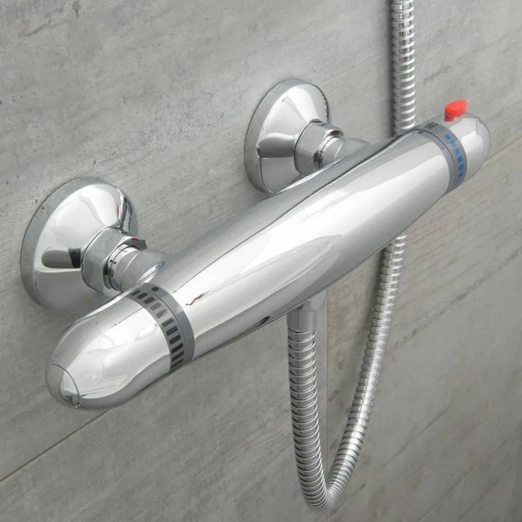 Bateria prysznicowa SCHTTE Prysznicowa bateria termostatyczna z mieszaczem SUPRA, chrom