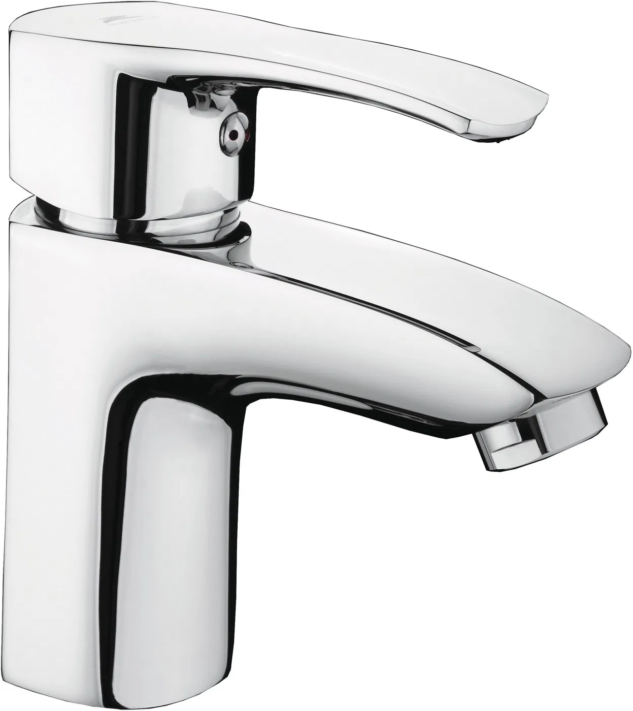 Washbasin faucet RUBINETA TRENTO-18, chrome color.