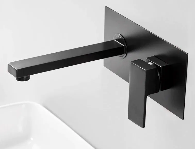 Bateria umywalkowa PDS v9 ścienna czarny