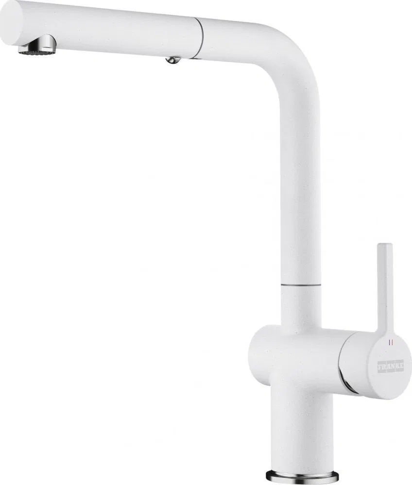 Bateria umywalkowa Franke FRANKE Bateria Active L pull-out spray biały polarny 115.0653.387
