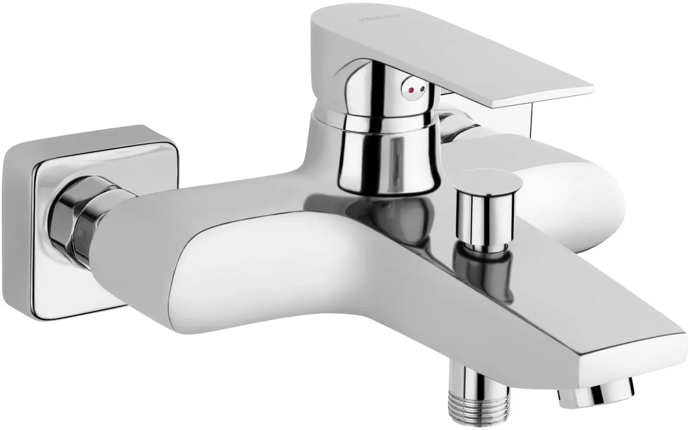 Bathroom faucet FERRO PLATTO, short spout