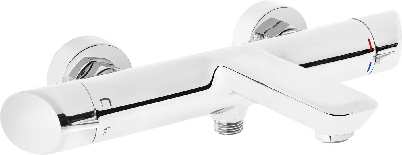 Bateria wannowa Deante Arnika ścienne chrom (BQA 010M)