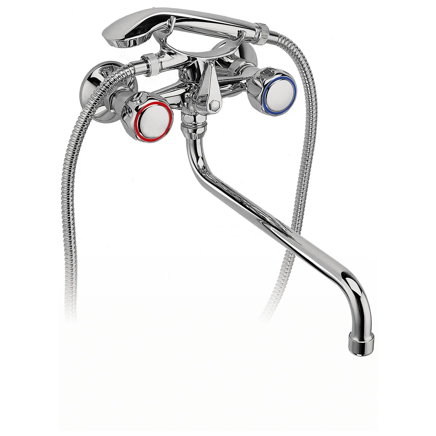 Bateria wannowa Ferro Standard ścienne chrom (BST11A)