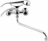 Bateria wannowa Invena Modena ścienne chrom (BW-14-FOS)