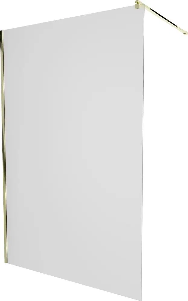Mexen Mexen Kioto ścianka prysznicowa 70 x 200 cm, szron 8 mm, złoty - 800-070-101-50-30