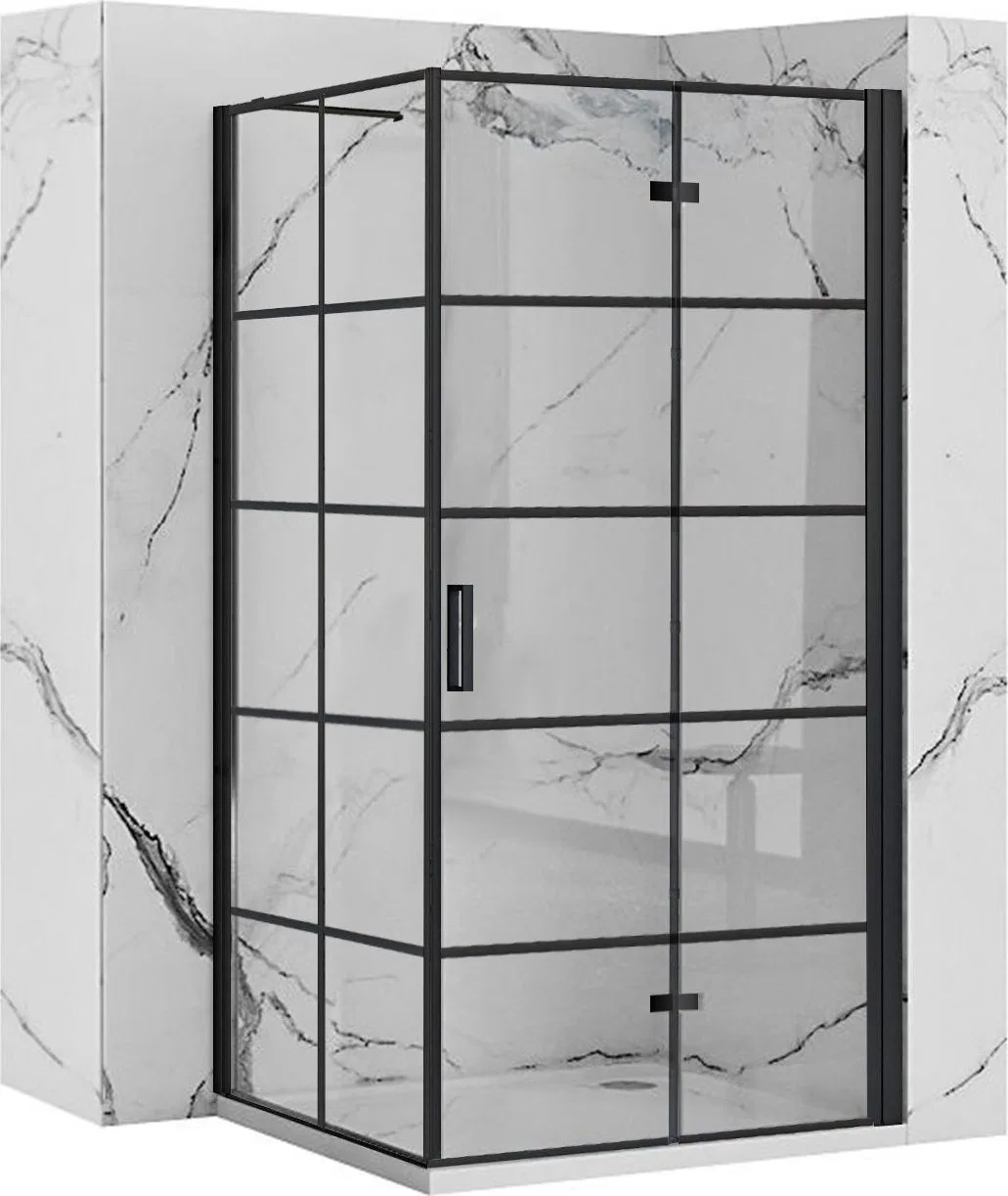 Rea Kabina prysznicowa Rea Molier Black 100x80
