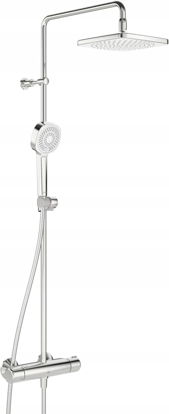 Shower system ORAS NOVA STYLE with thermostatic mixer, chrome color.