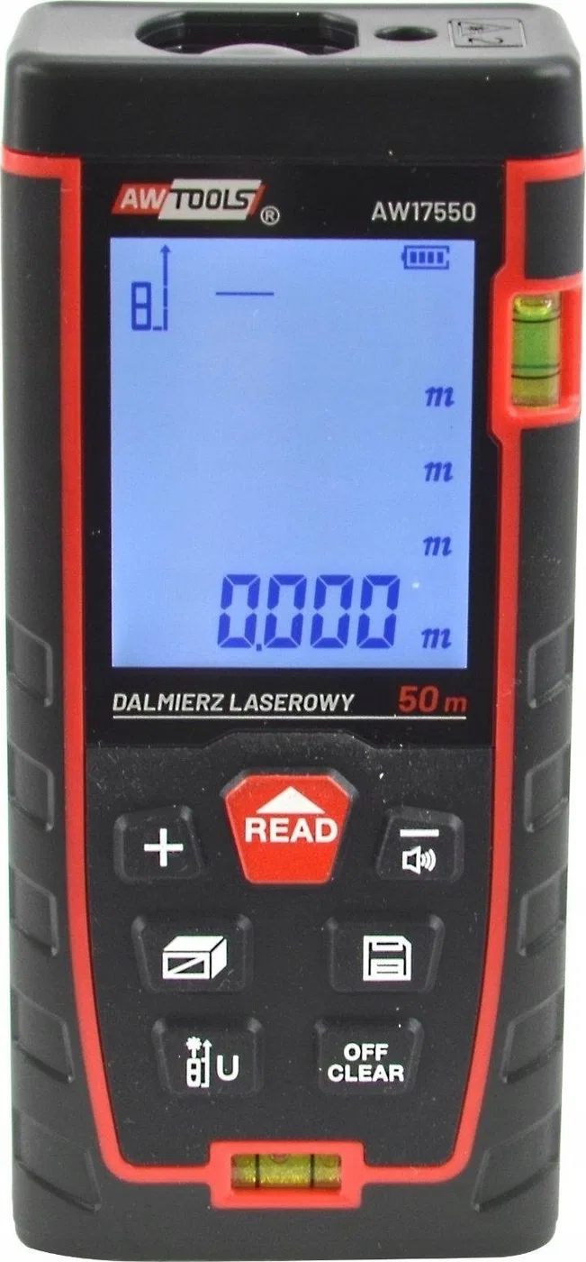 Dalmierz laserowy AWTools AWTOOLS DALMIERZ LASEROWY 50m