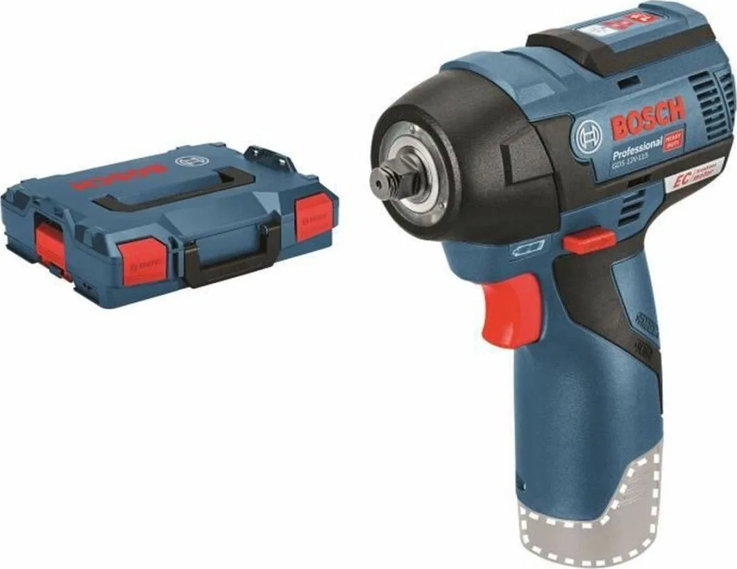 Klucz udarowy Bosch Bosch cordless impact wrench GDS 12V-115 Professional solo, 12Volt (blue / black, L-BOXX, without battery an
