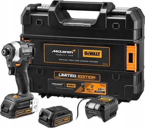 Klucz udarowy Dewalt DeWALT cordless impact wrench DCF85ME2GT, 18V, 1/4", in McLaren design (grey/black, 2x POWERSTACK Li-Ion ba