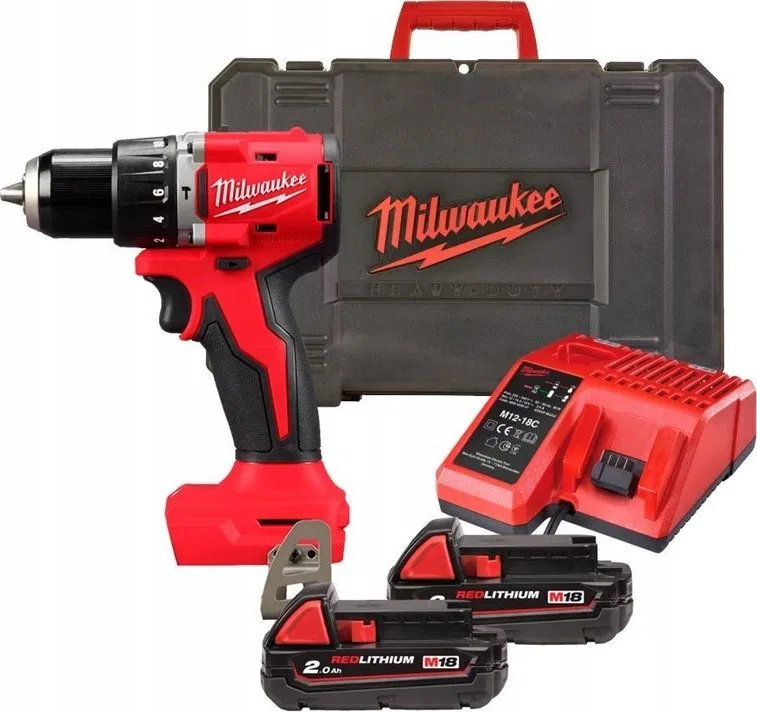 Klucz udarowy Milwaukee MILWAUKEE.DRIVEN UD.M18BLPDRC-202C 60.5Nm 2x2.0Ah BL