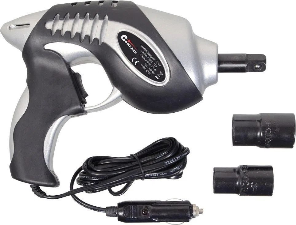 Klucz udarowy Compass Klucz udarowy do kół - 12 V, 100 W