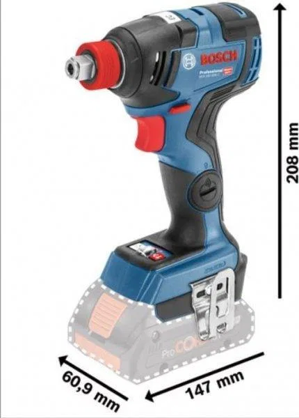 Klucz udarowy Bosch GDX 18V-200 C 18 V 1/2"