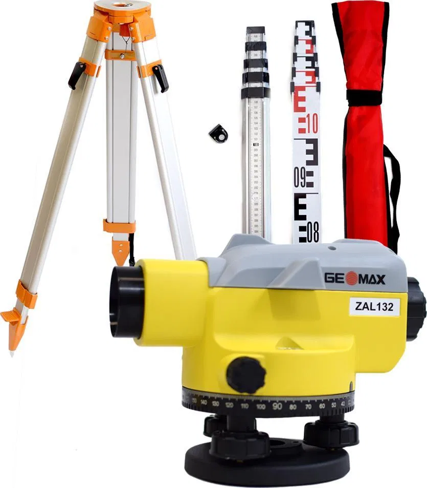 GeoMax Niwelator optyczny GeoMax ZAL132 z łatą 5m i statywem