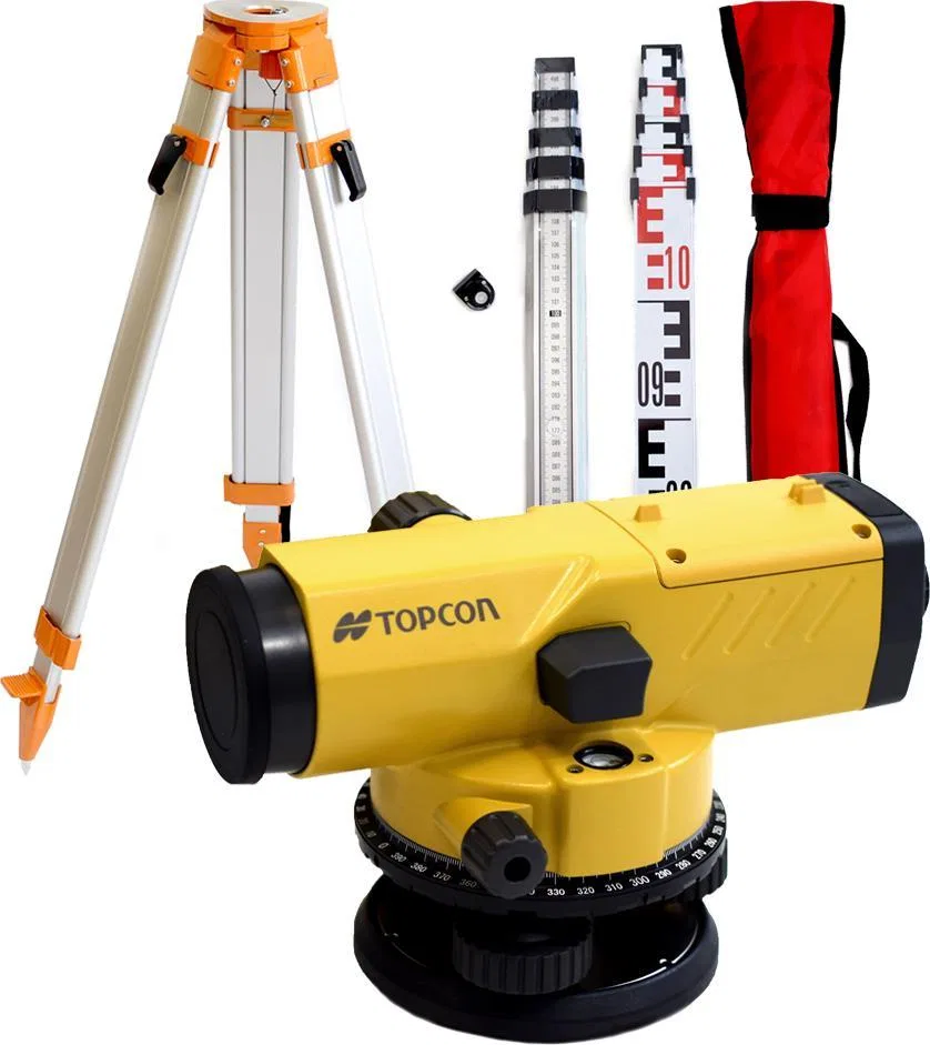 Topcon Niwelator optyczny Topcon AT-B4A z łatą 5m i statywem