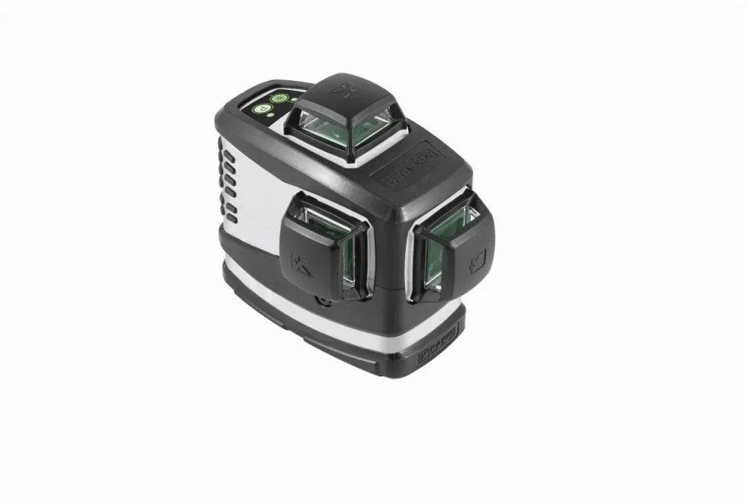 Kapro Kapro 3D lazerinis nivelyras su žaliais spinduliais, IP65, su sieniniu laikikliu
