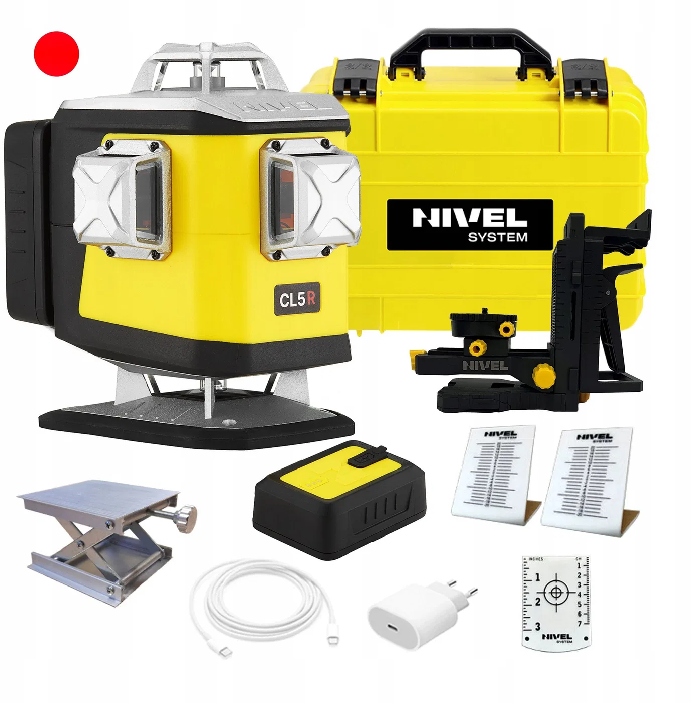 NIVEL SYSTEM CROSS LASER CL5R red beam