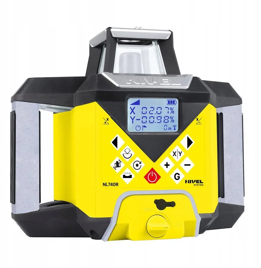 NIVEL SYSTEM NIWELATOR LASEROWY NL740R DIGITAL wiązka czerwona