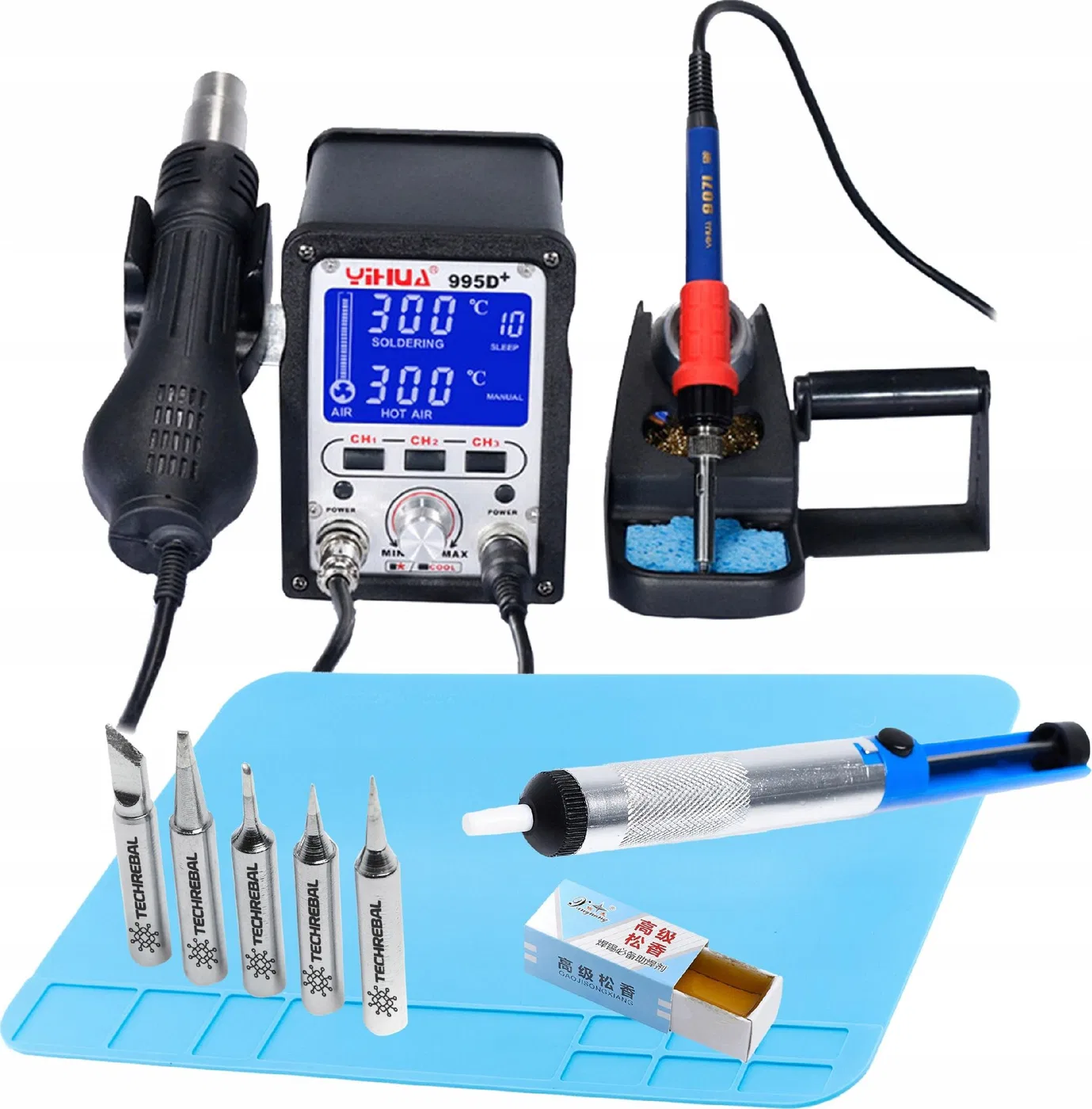 Techrebal Stacja lutownicza YIHUA 995D+ +KIT25