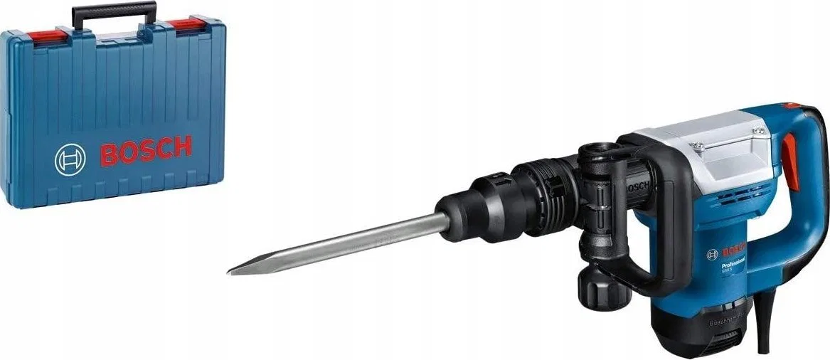 Młotowiertarka Bosch Bosch impact hammer GSH 5 Professional, chisel hammer (blue/black, 1,100 watts, case)