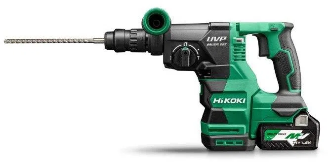 HIKOKI. SDS+ HAMMER 36V DH3628DC WRZ 3.2J 2x2.5Ah MV BL + HANDLE 13mm HSC