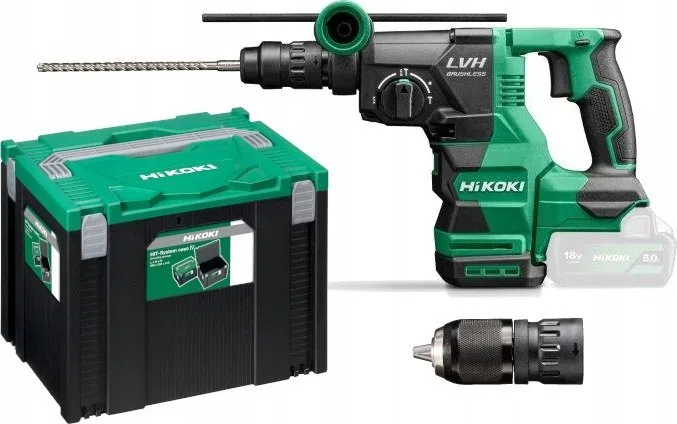 Młotowiertarka Hikoki HIKOKI MŁOTOWIERTARKA 18V DH1826DCW2Z 3,2J BL HITSYSTEM +UCHWYT 13mm
