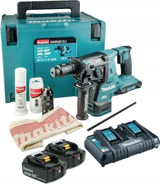 Młotowiertarka Makita DHR281PT2J 2 x 18 V