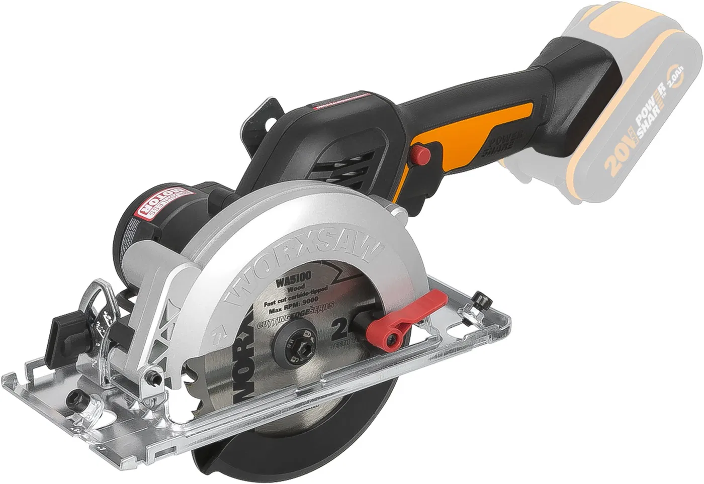 Pilarka tarczowa Worx WX531.9 500 W 20 V 120 mm