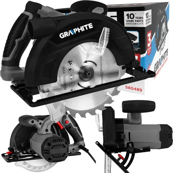 Pilarka tarczowa Graphite 58G489 1200 W 185 mm