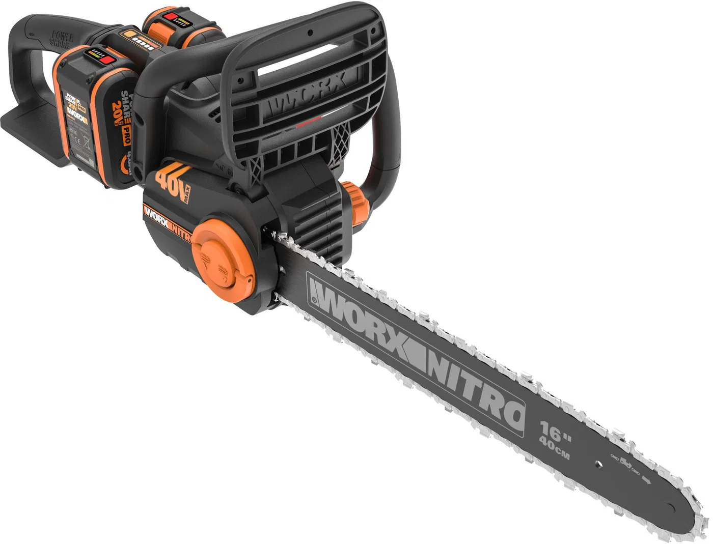 Piła łańcuchowa Worx WG385E.9 2 x 20 V 40 cm