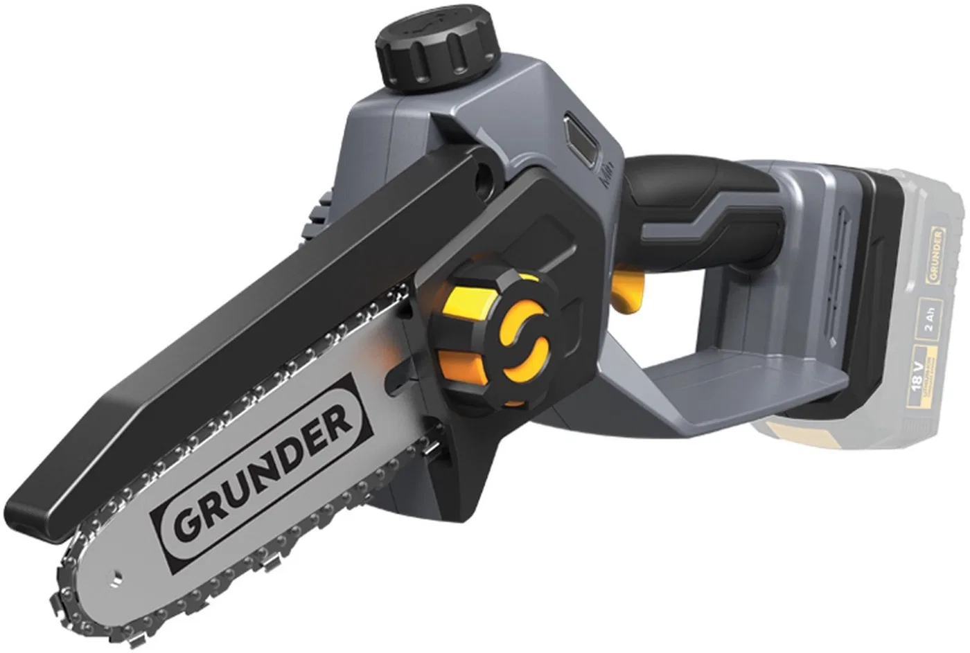 Piła łańcuchowa Sourcing CORDLESS MINI CHAINSAW GRUNDER 12CM 18 V