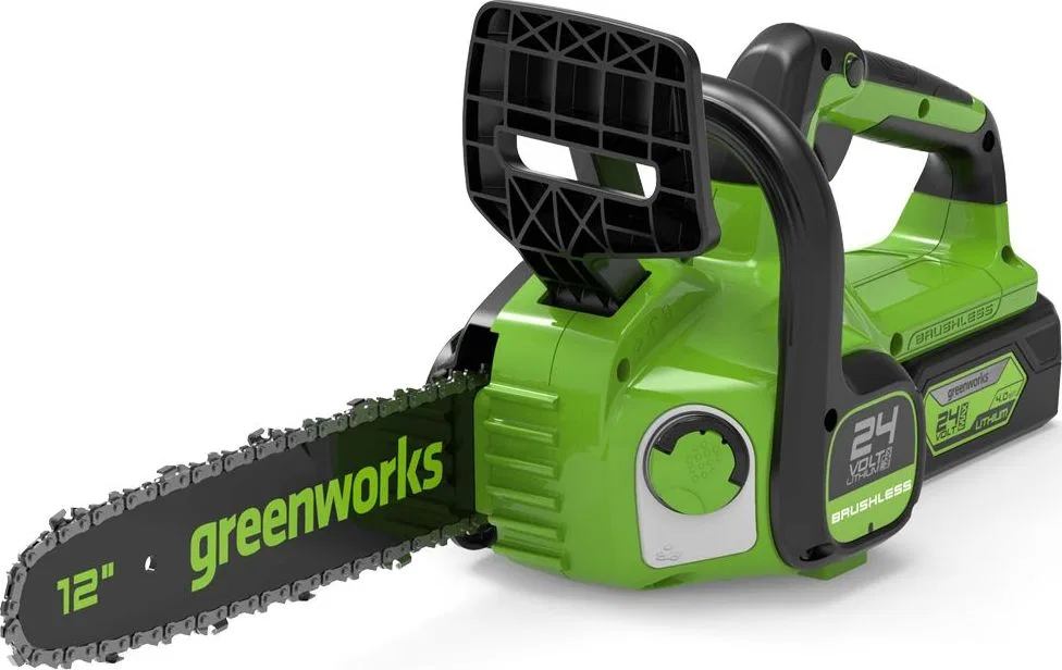 Piła łańcuchowa Greenworks 24V, zestaw ładowarka + aku 4Ah (GD24CS30K4)