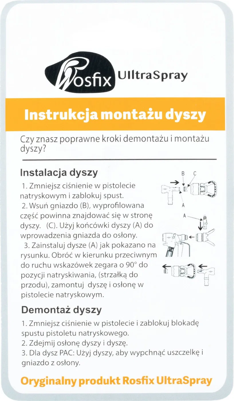 Rosfix DYSZA MALARSKA MODEL 545 AGREGAT PISTOLET MALARSKI