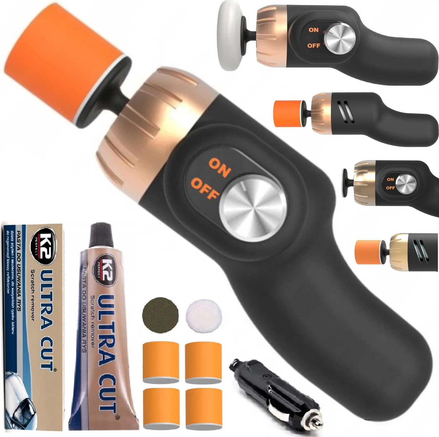 LOGIC MINI POLERKA SAMOCHODOWA 60W Pasta Polerska K2 C3