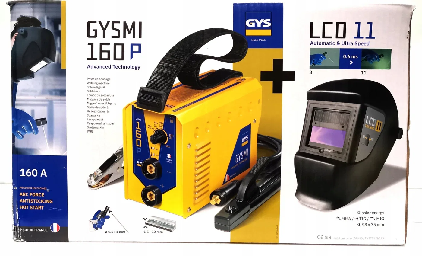Sourcing Welding machine Gysmi 160P with panel GYS