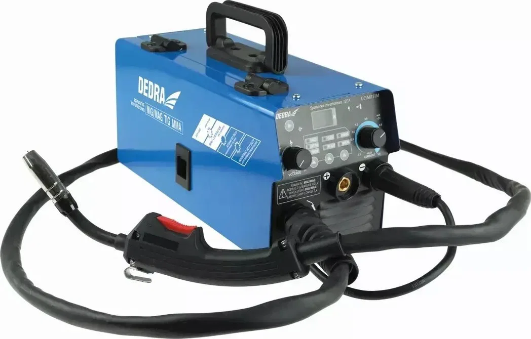 Dedra Spawarka inwertorowa IGBT MIG/MAG, 120A z f-cją TIG, MMA