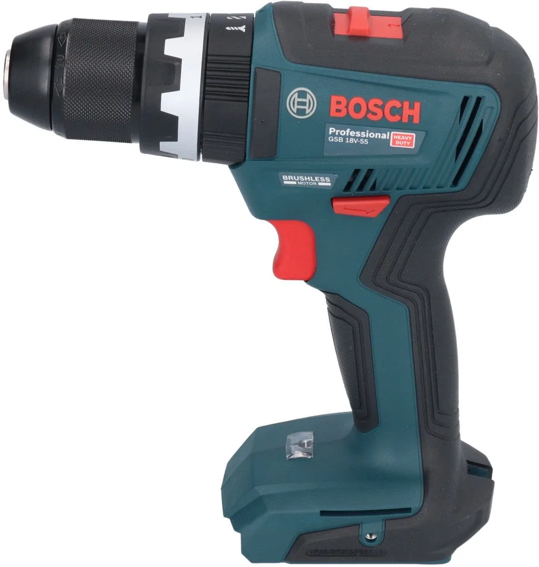 Akumuliatorinis smūginis gręžtuvas Bosch GSB 18V-55, 18 V, be akumuliatoriaus ir įkrovėjo