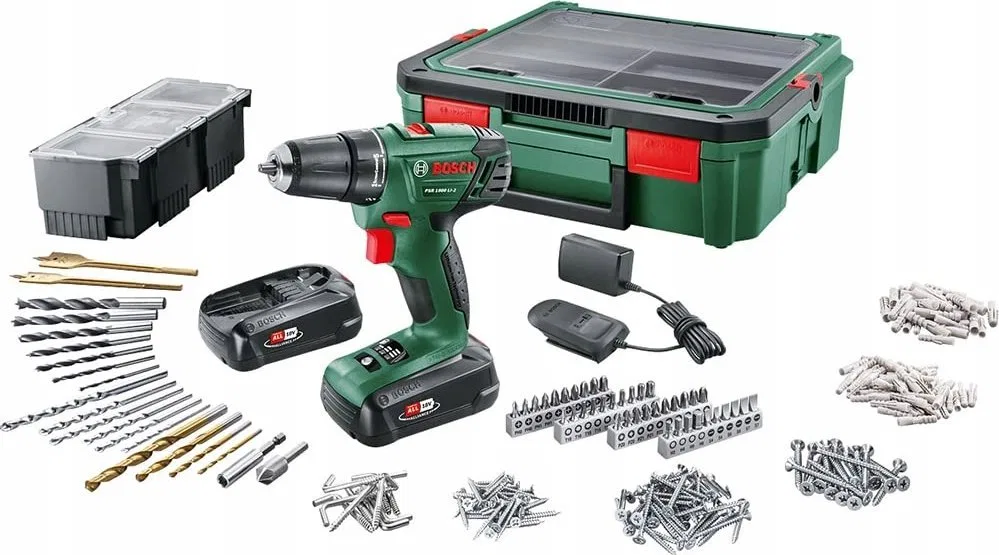 Wiertarko-wkrętarka Bosch PSR 1800 LI-2 18 V 2 x akumulator 1.5 Ah (06039A310S)